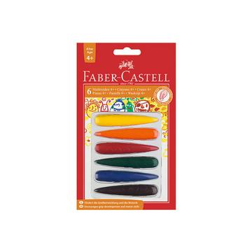 FABER-CASTELL Kreiden Finger 120404 6 Farben Set