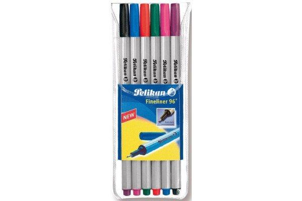 Image of PELIKAN Fineliner 0,4mm 6 Farben, Etui PELIKAN Fineliner 0,4mm 6 Farben, Etui