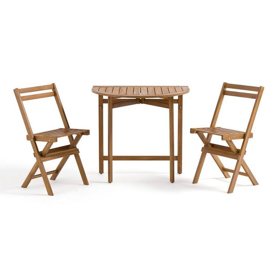 La Redoute Intérieurs Balkon-Set aus Tisch + 2 Stühlen Alata  