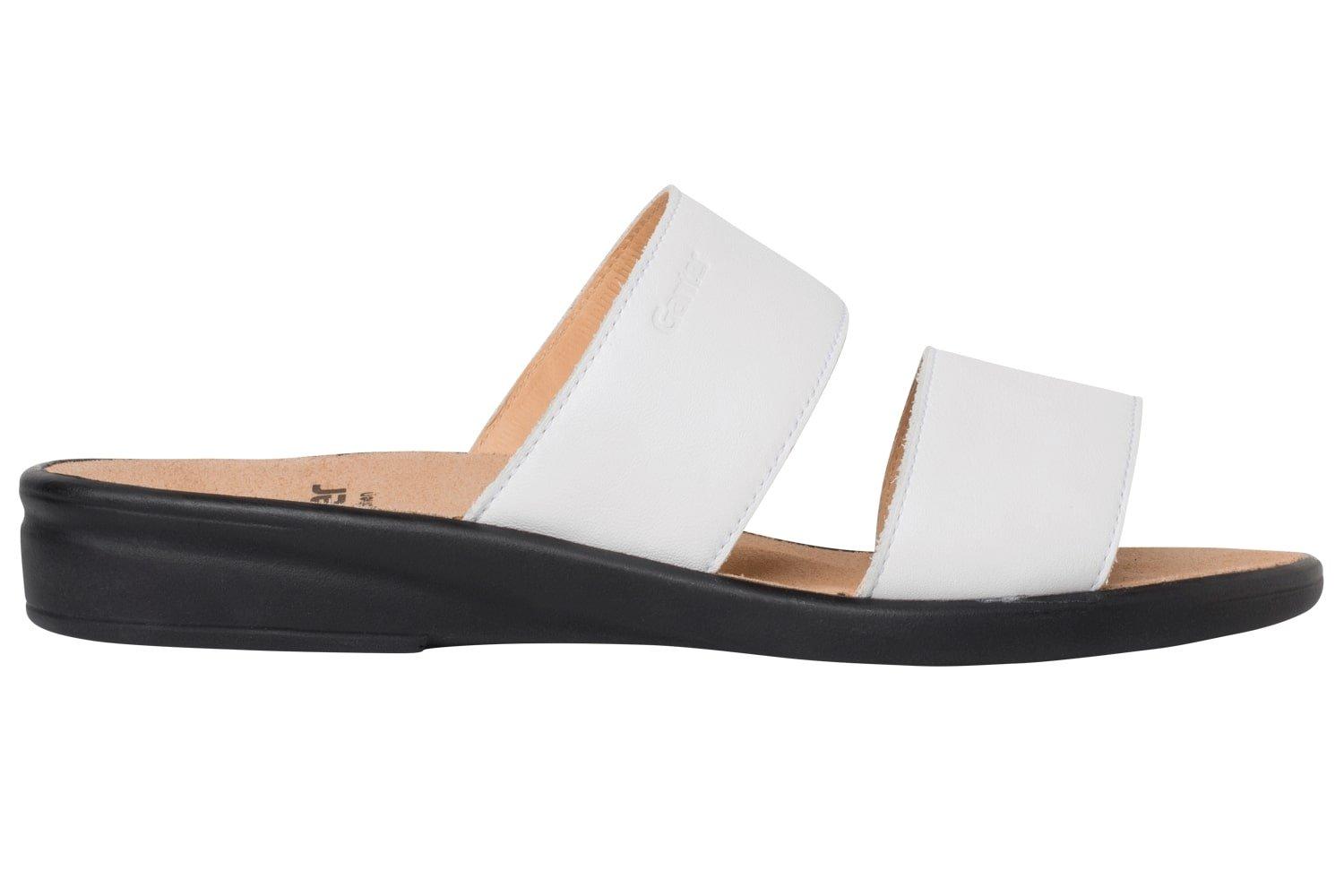 Image of Sonnica - Leder Sandale Damen Weiss 41