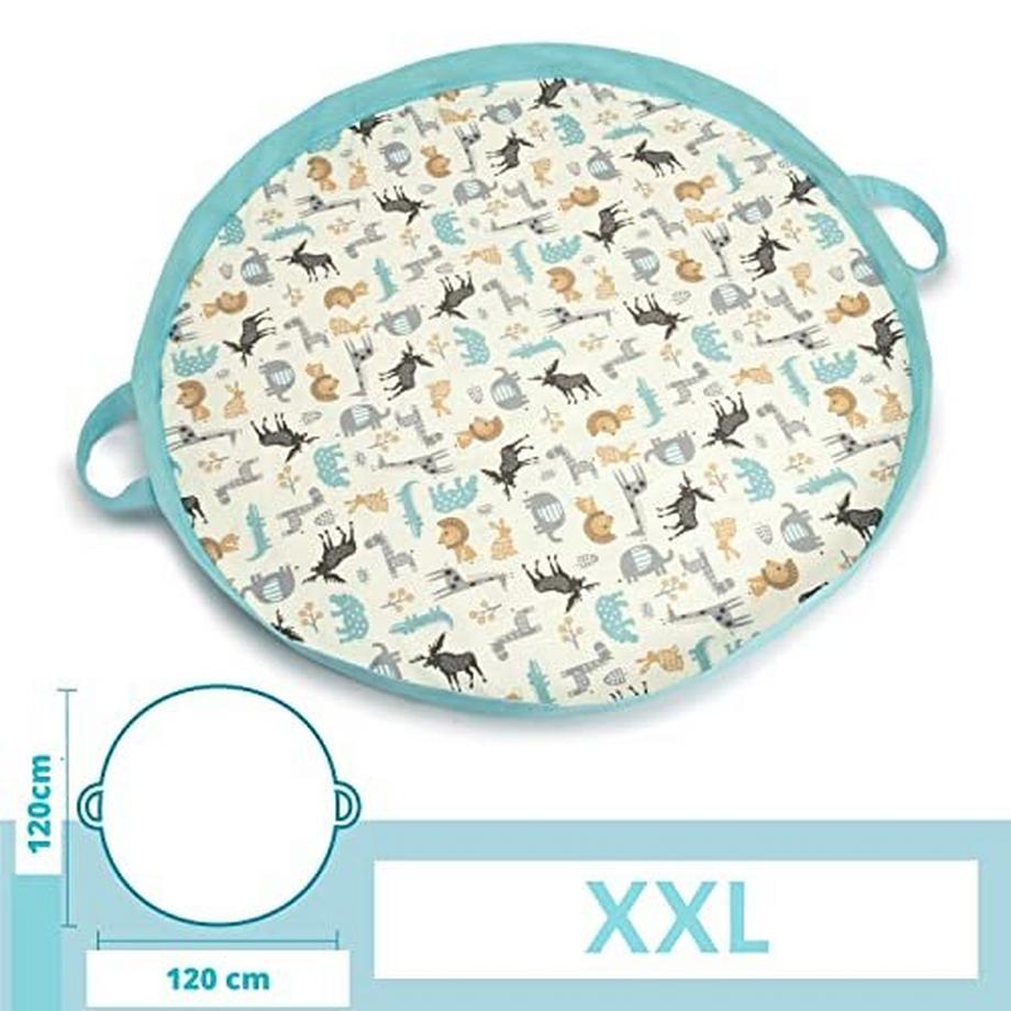 Activity-board Kinderspielzeug-Aufbewahrungstasche, 100% Baumwolle, mobile große, einfache Spiel- und  