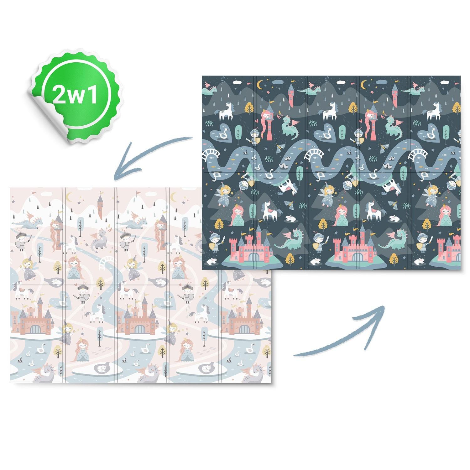 B2X Tapis de jeu pliable 200x150x1 cm - Nukido NK-341  