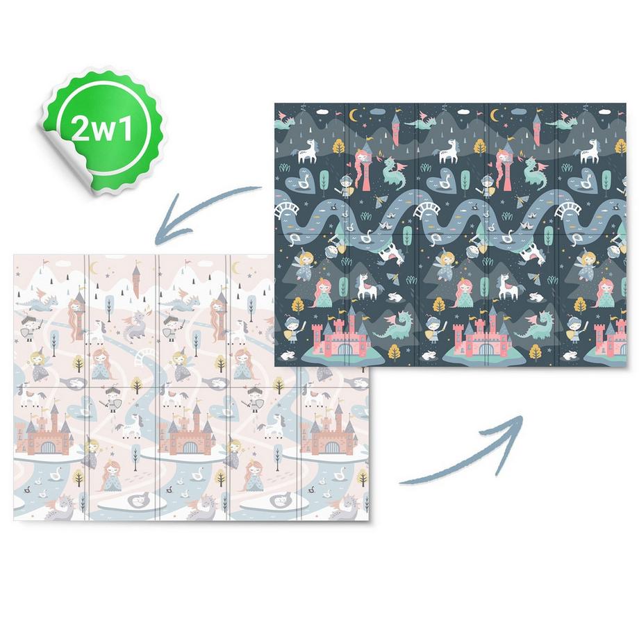 B2X Tapis de jeu pliable 200x150x1 cm - Nukido NK-341  