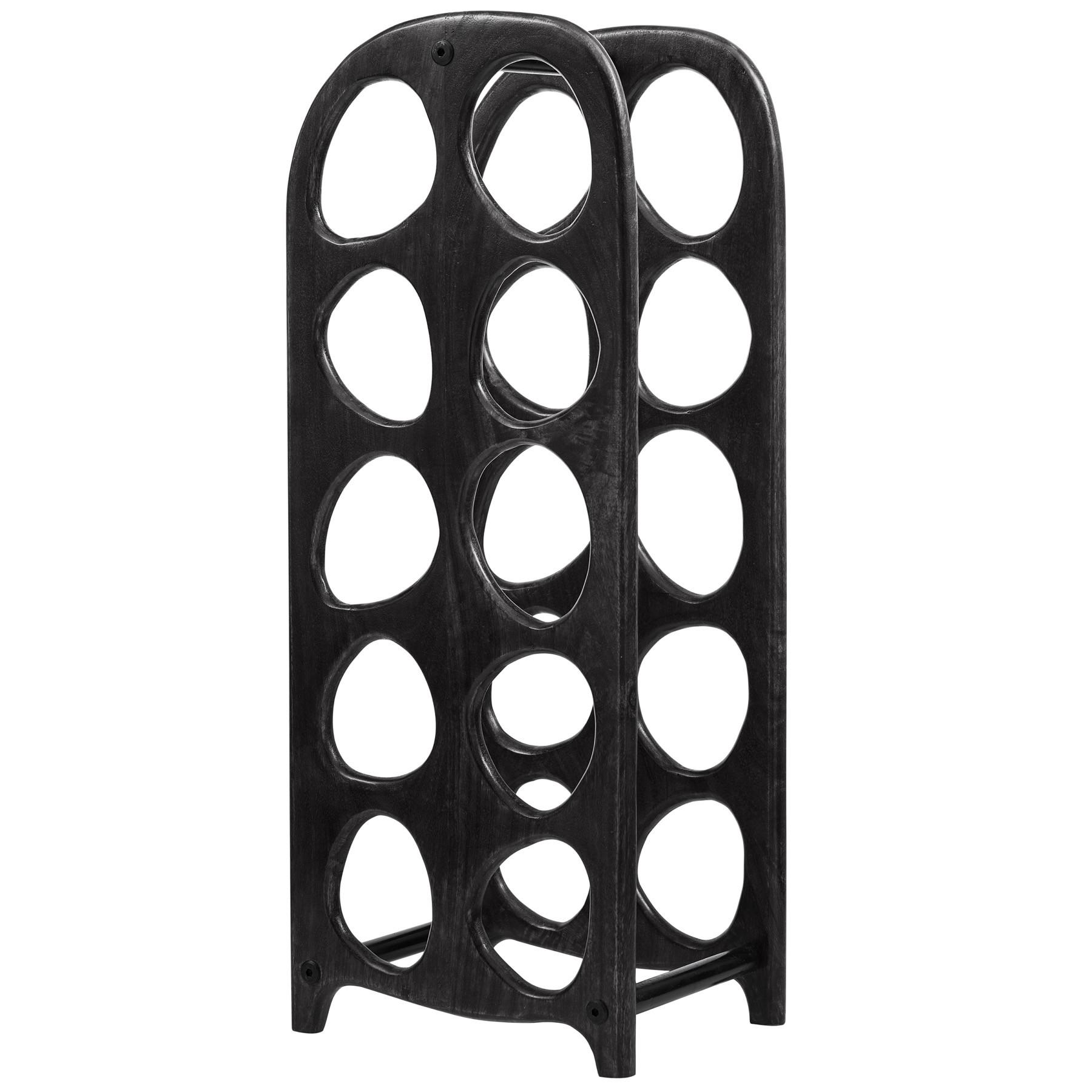 Image of Weinregal Suvi 10 Flaschen Mangoholz Weinregal Suvi 10 Flaschen Mangoholz