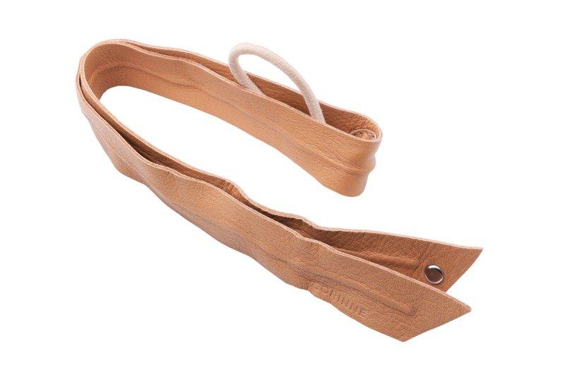 Image of Leather Band Long Bendable Damen Camel 1 pezzo