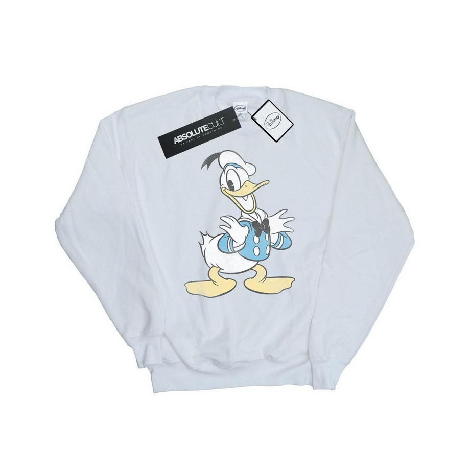 Disney Donald Duck Imprimé Sweatshirt Coupe Ajustée  