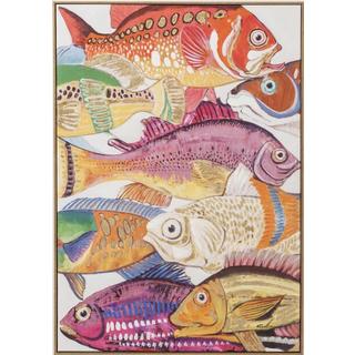 KARE Design Tableau Touched Fish Meeting One 100x70cm  