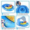 Activity-board  Schwimmring Baby mit UPF50+ Sonnenschutzdach & Spielzeug, Schwimmhilfe Baby für den Pool, Kleinkind 