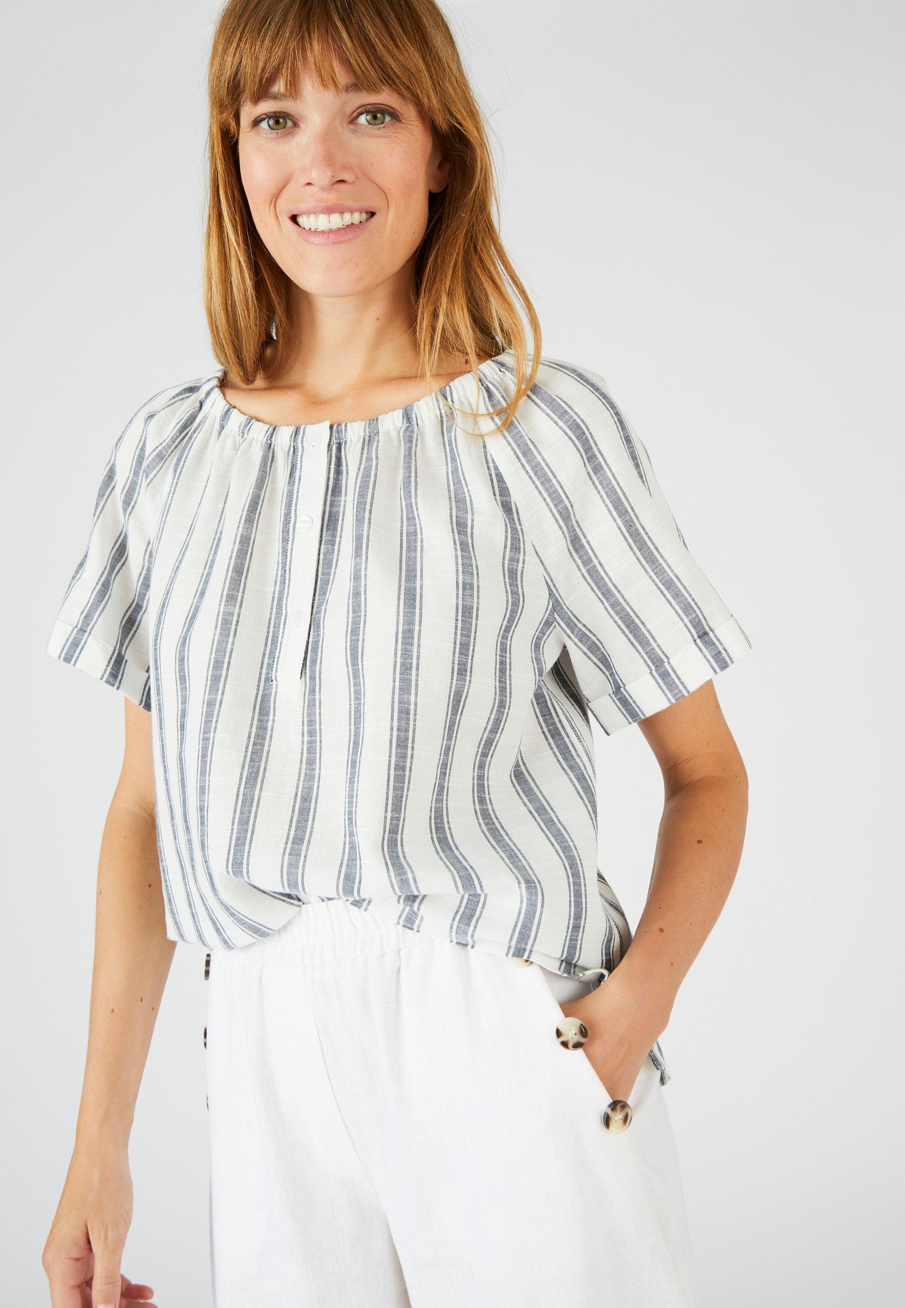 Damart  Blouse rayéé. 