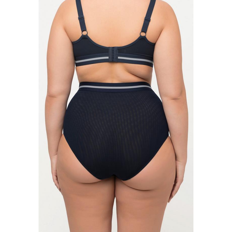 Ulla Popken Culotte maxi rayures au niveau de la taille  