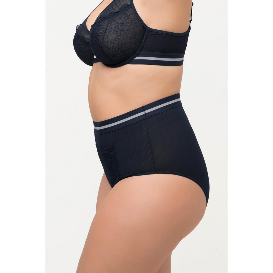 Ulla Popken Culotte maxi rayures au niveau de la taille  