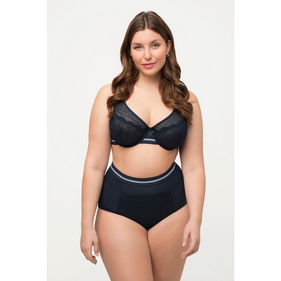 Ulla Popken Culotte maxi rayures au niveau de la taille  