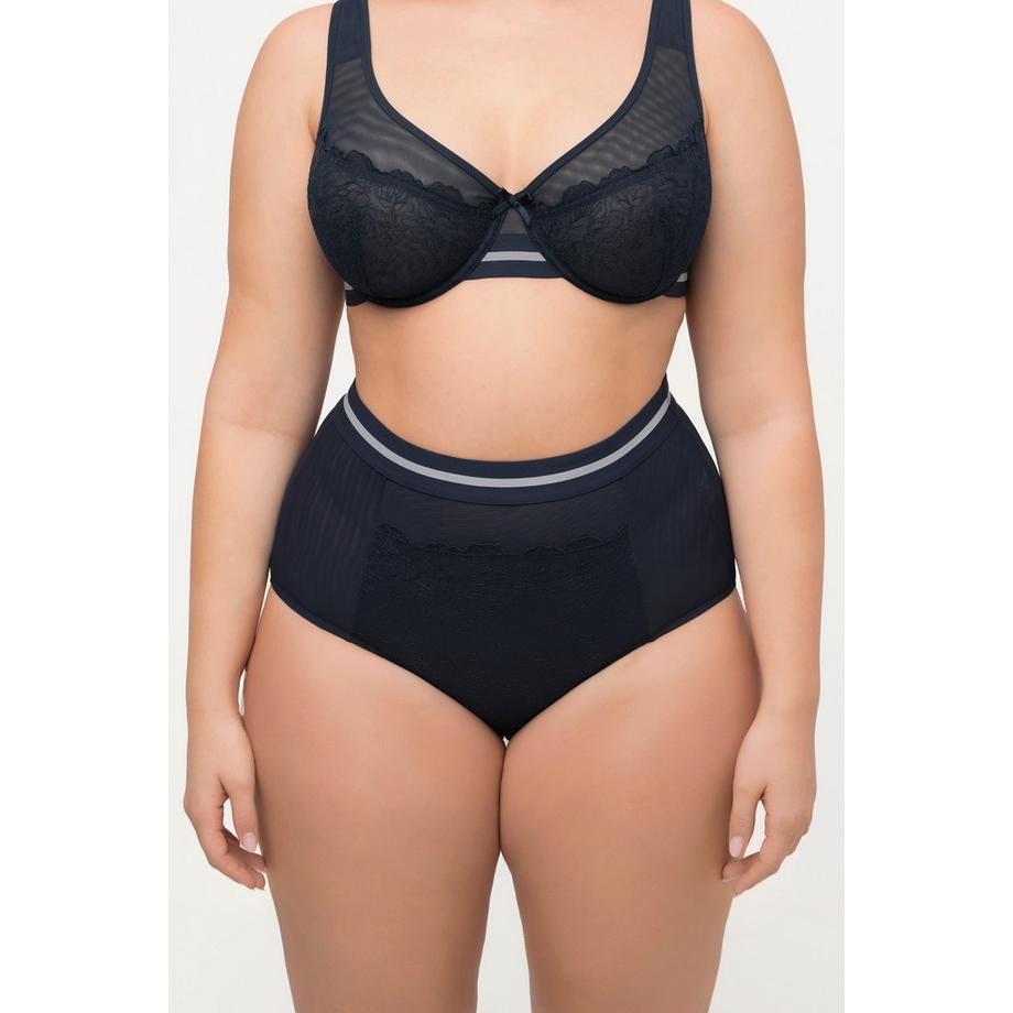 Ulla Popken Culotte maxi rayures au niveau de la taille  