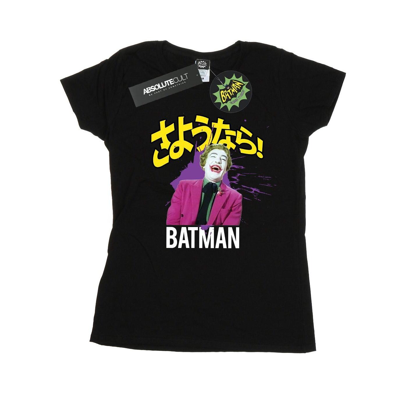 Image of Batman Tv Series Joker Splat Tshirt Damen Schwarz L
