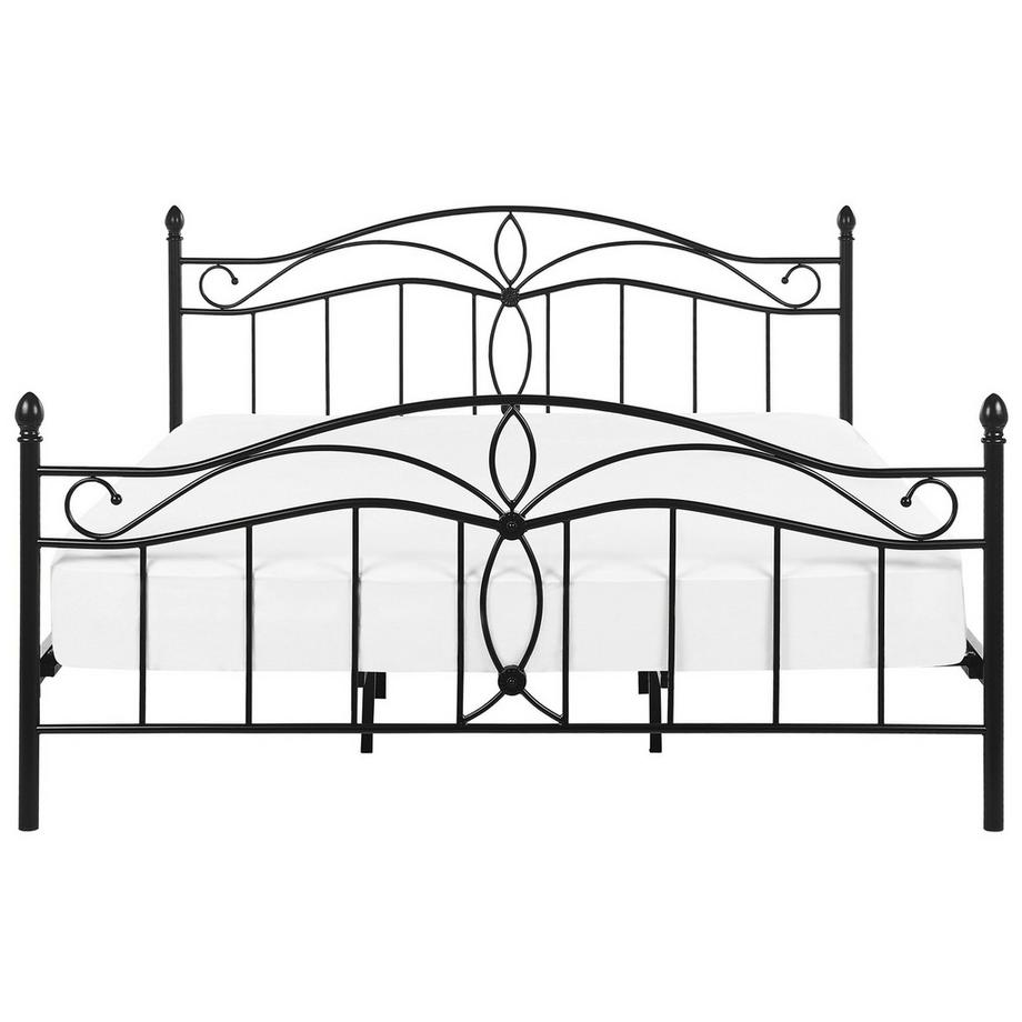 Beliani Letto en Acciaio  ANTLIA  