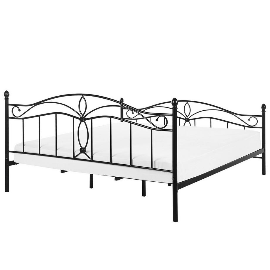 Beliani Letto en Acciaio  ANTLIA  