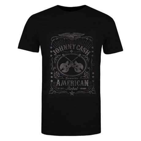 Johnny Cash American Rebel Grafikdruck T-Shirt  