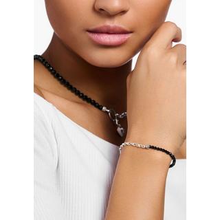 Thomas Sabo  Charm-Armband mit en Onyx-Perlen aus 