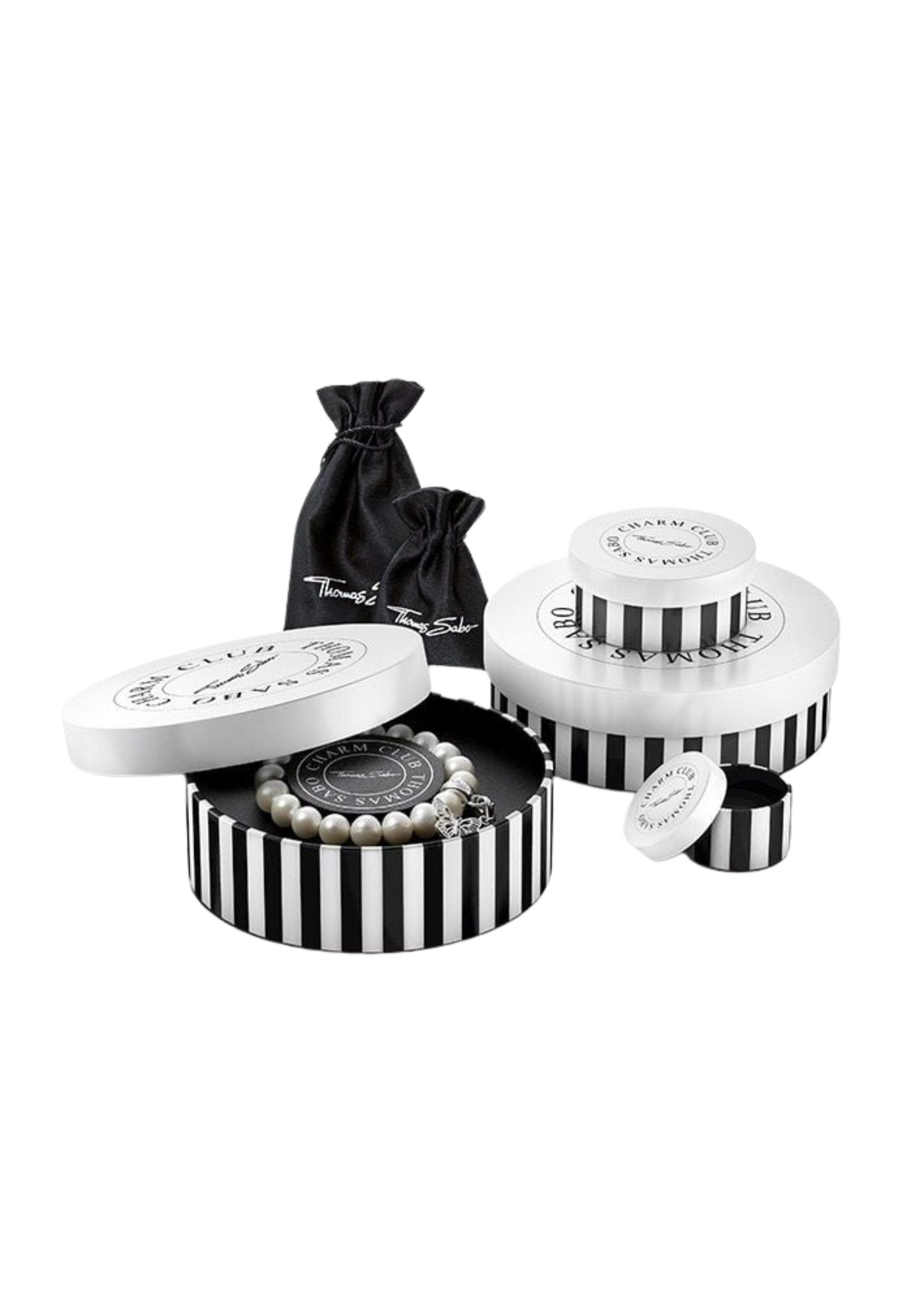 Thomas Sabo  Charm-Armband mit en Onyx-Perlen aus 