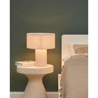 Beliani Lampe à poser en Coton Moderne MALIPS  