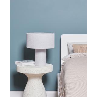 Beliani Lampe à poser en Coton Moderne MALIPS  