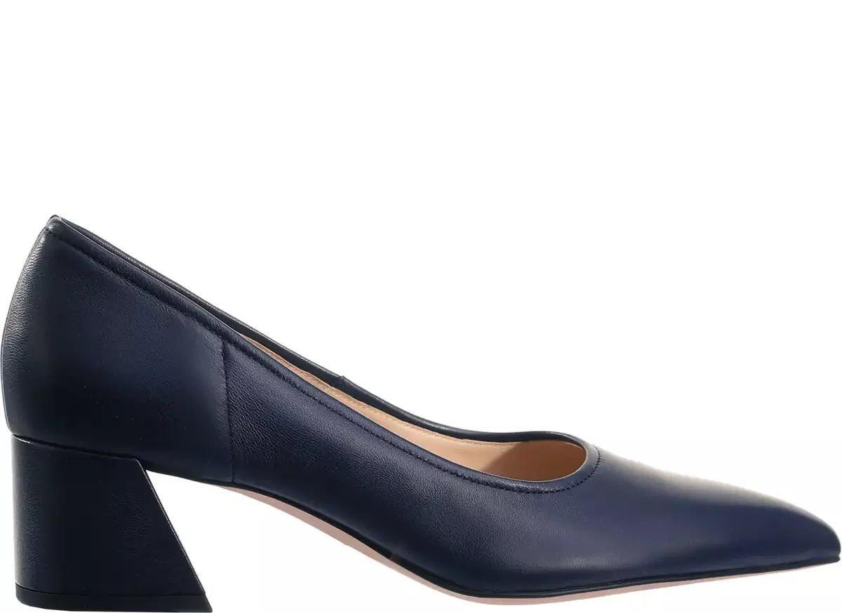 Image of Sheryl - Leder Pump Damen Blau 37