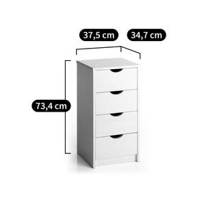 SO'HOME Kommode Crawley mit 4 Schubladen  