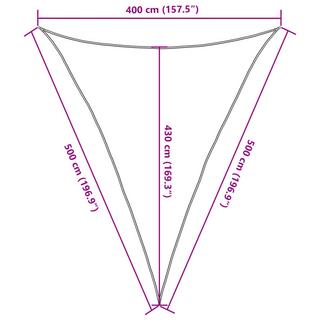 VidaXL vela parasole  