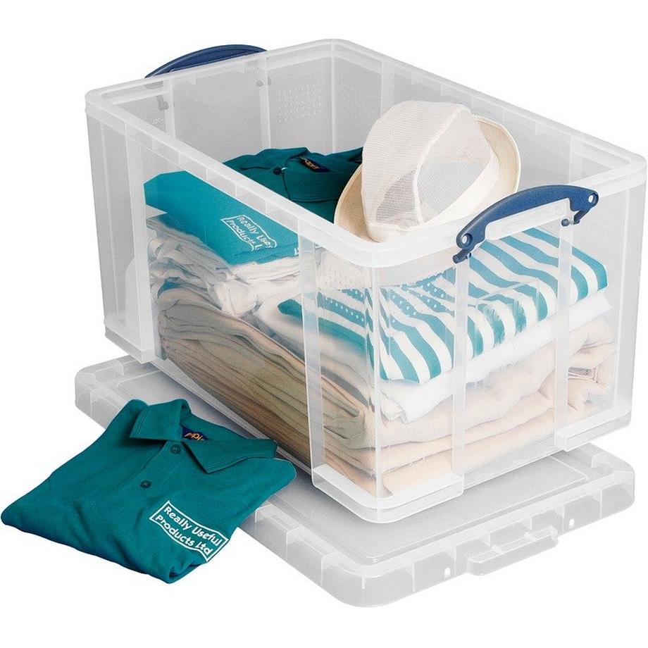 84.0 Liter klar Kunststoffbox, 710x440x355