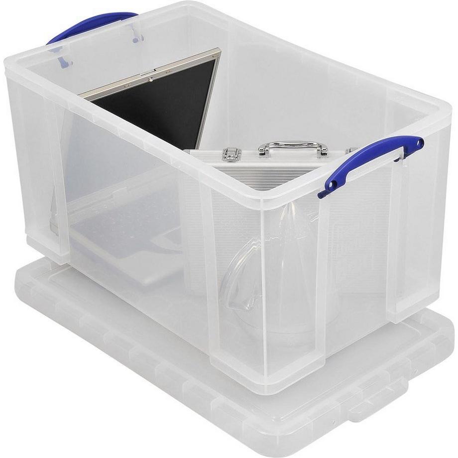 Really Useful Box 84.0 Liter klar Kunststoffbox, 710x440x355  