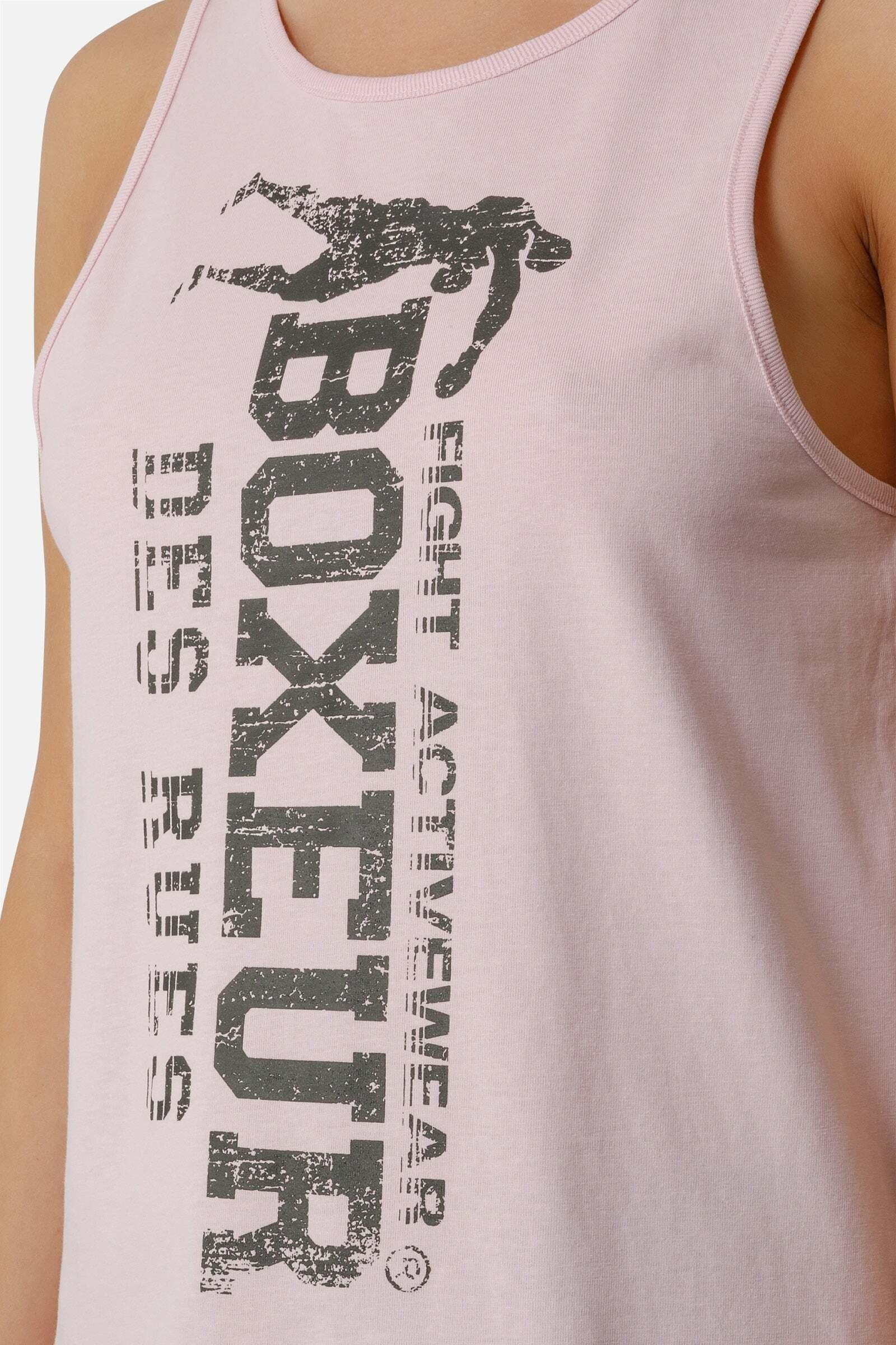 BOXEUR DES RUES Débardeur basique avec logo frontal  