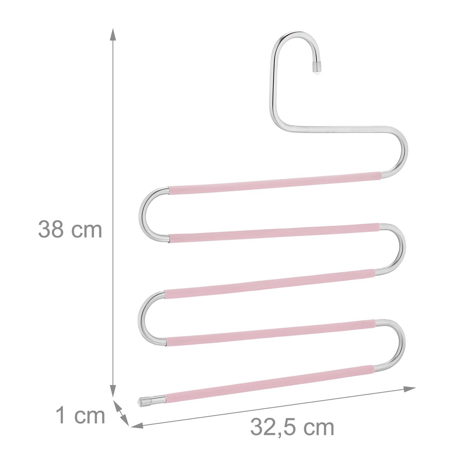Northix Ensemble de 4 cintres pour pantalons multiples  