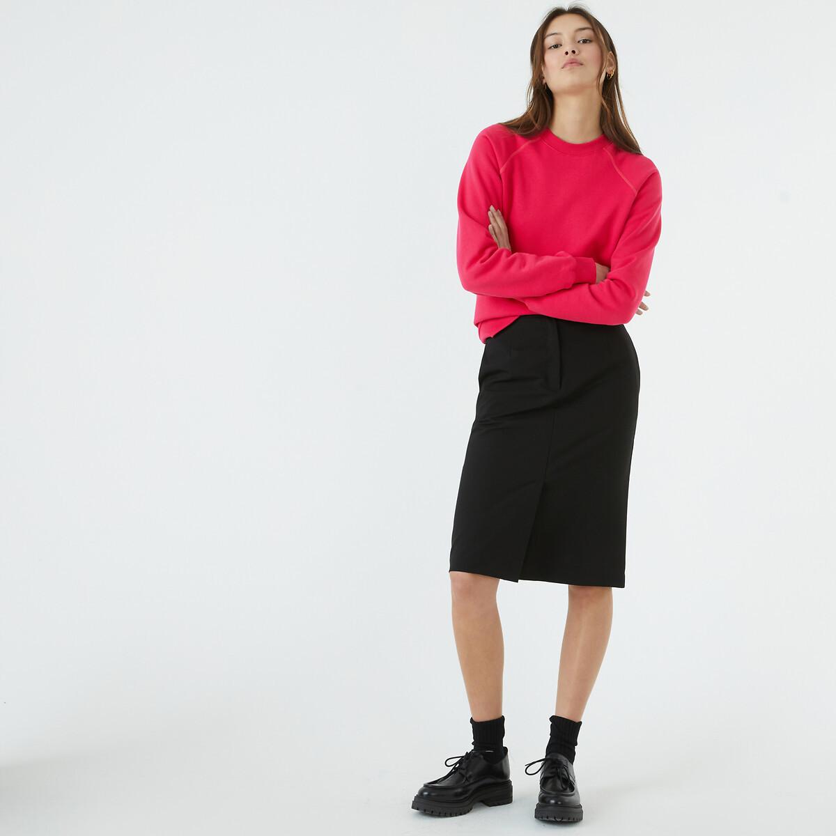 Image of Bleistiftrock Damen Schwarz 48