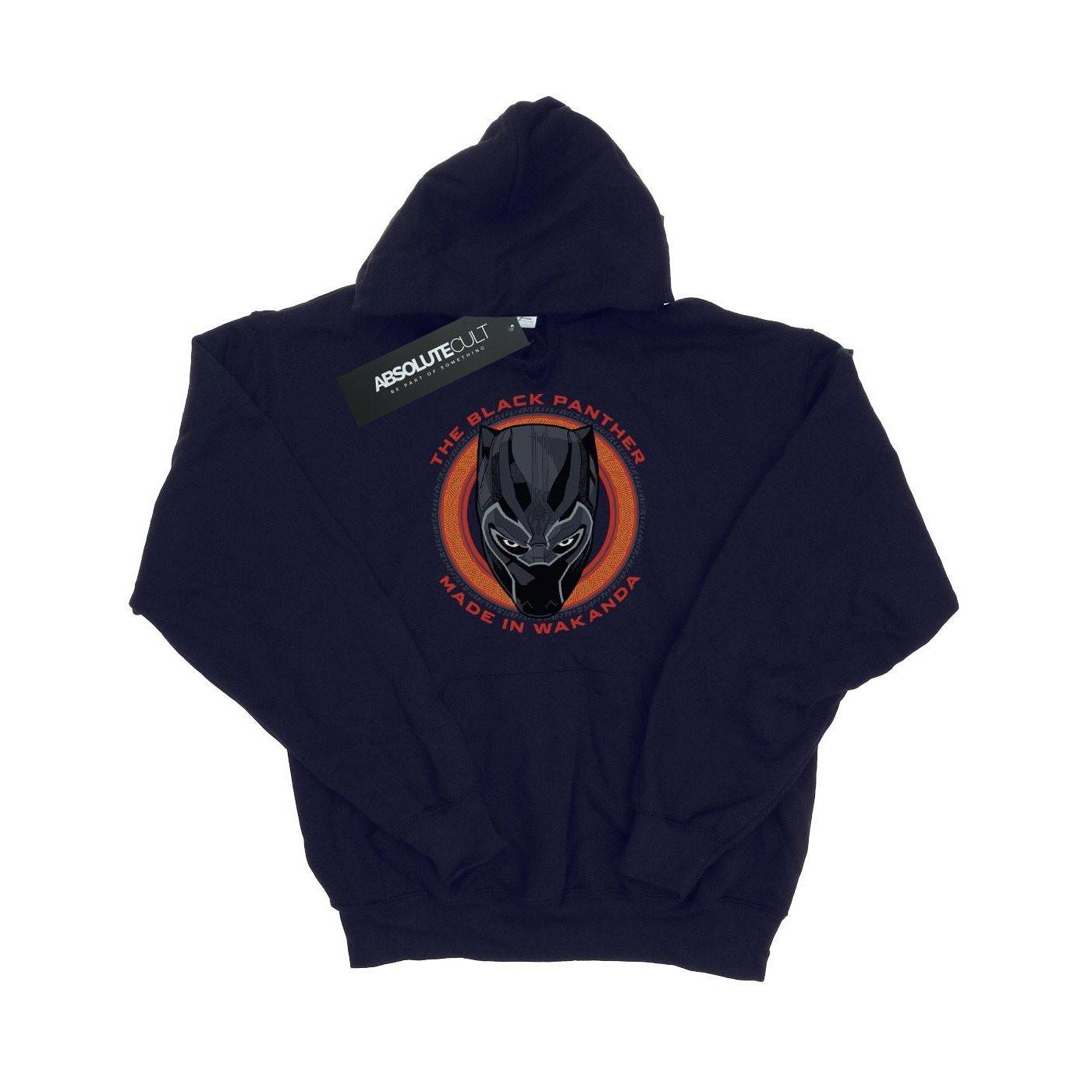 Image of Black Panther Made In Wakanda Red Kapuzenpullover Damen Marine XXL
