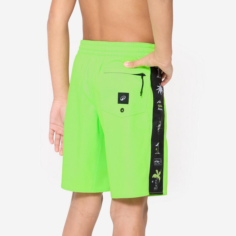 DECATHLON  Boardshorts Surfen Jungen Flexibles Material 