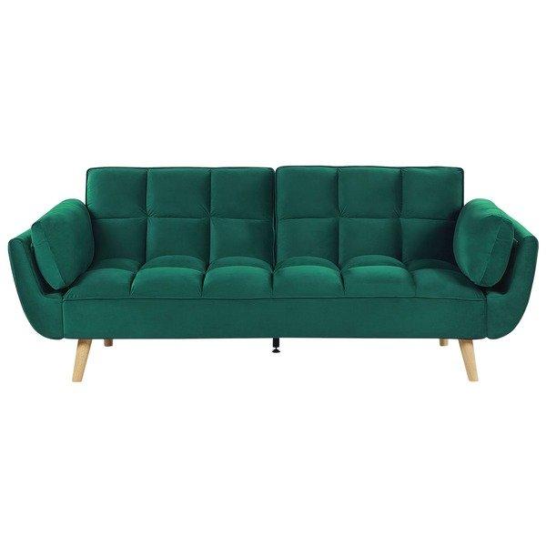 Image of Schlafcouch aus Samtstoff Retro ASBY Schlafcouch aus Samtstoff Retro ASBY