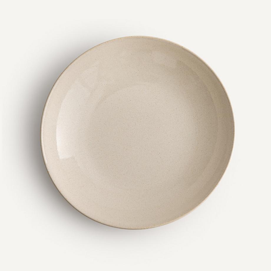 Set aus 4 Pastatellern aus emailliertem Steinzeug