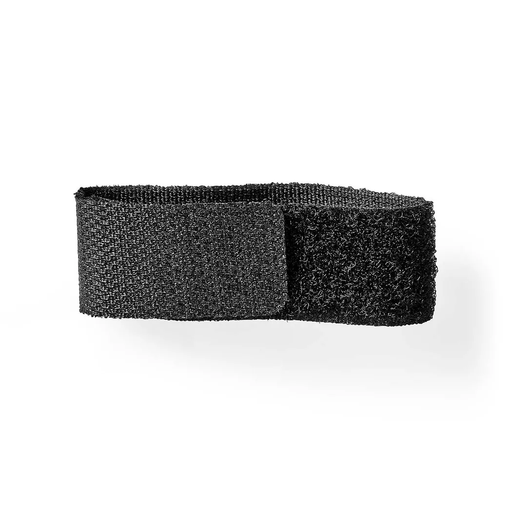 Unbekannt - Gestione Dei Cavi Gancio E Anello Bloccato 6 Pezzi Nylon Nero