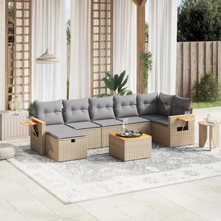 VidaXL Garten sofagarnitur poly-rattan  