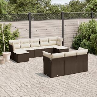 VidaXL Garten sofagarnitur poly-rattan  