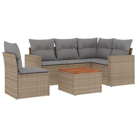 VidaXL Garten sofagarnitur poly-rattan  