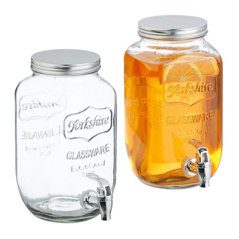 Distributeurs de boissons 3,5 litres, lot de 2