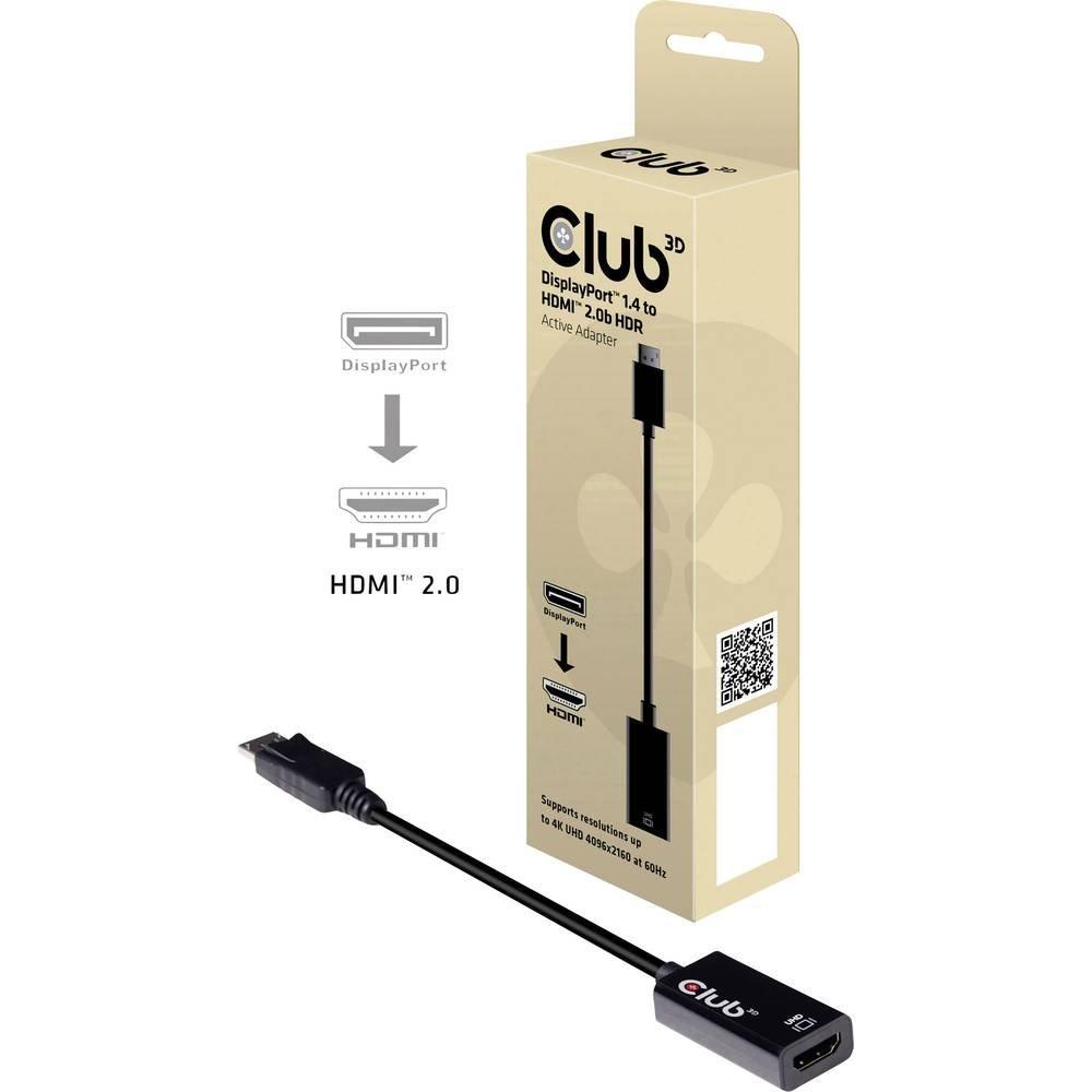 Image of Club 3D DisplayPort 1.4 auf HDMI 2.0b HDR Aktiver Adapter