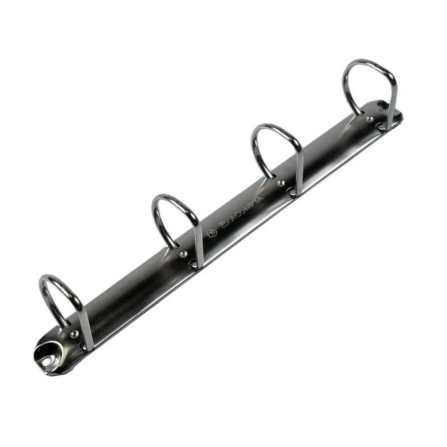 Exacompta Festes Ringbuch PP, 4 Ringe 40mm in D-Form, Rückenbreite 64mm, für DIN A4 Maxi, Kreacover - x 10  