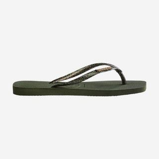 havaianas  Slim Square Logo Metallic-41-42 