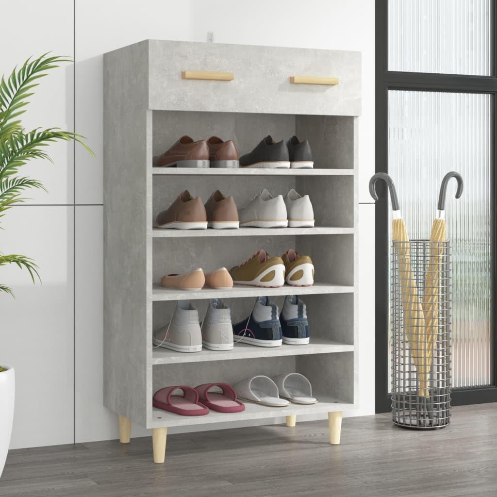 VidaXL Armoire à chaussures bois d'ingénierie  