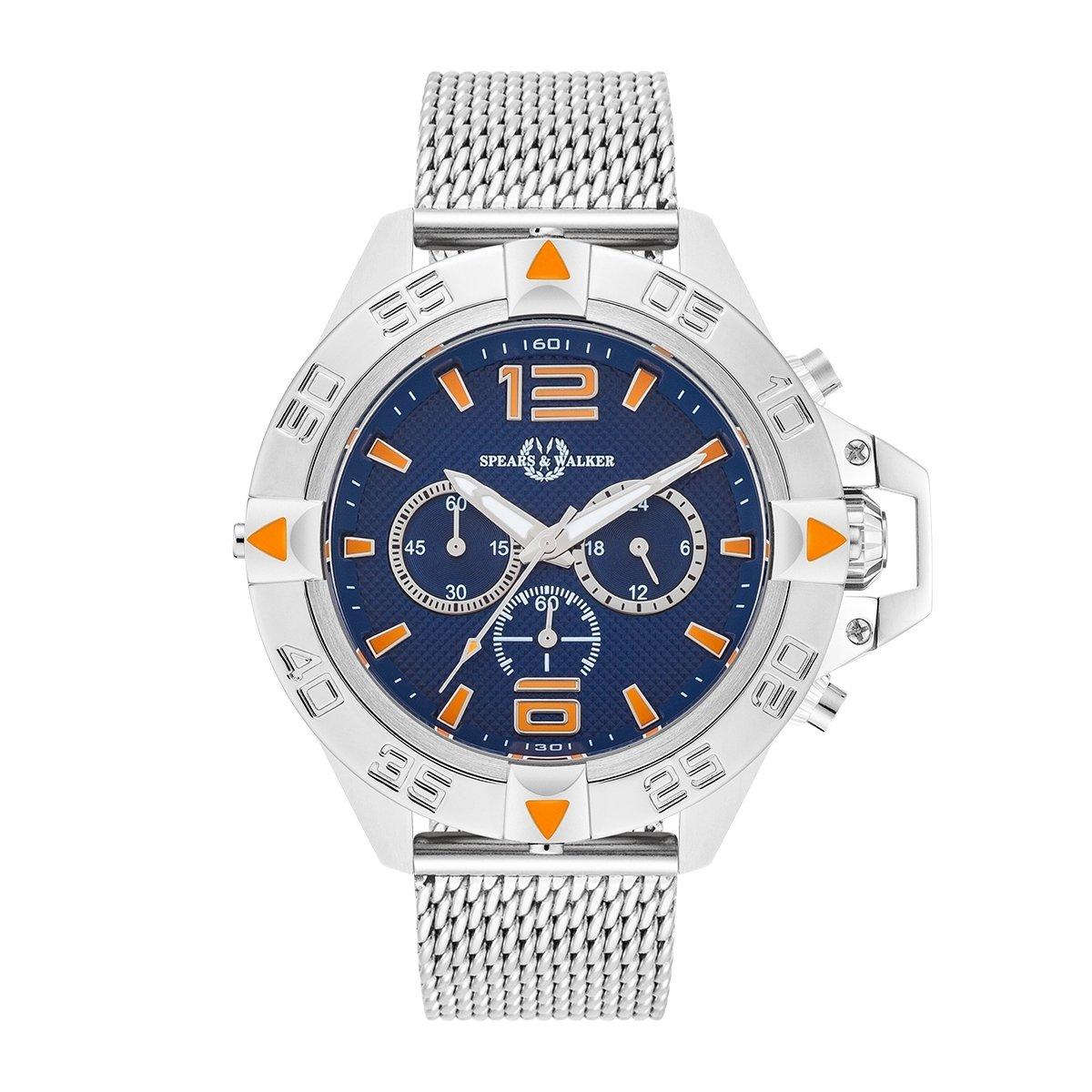 Image of Quarzuhr Varus Ii Herren Silber 22cm