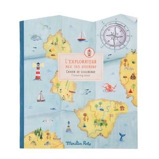 Moulin Roty  Stickerheft der Forscher, Les grands explorateurs, Moulin Roty 