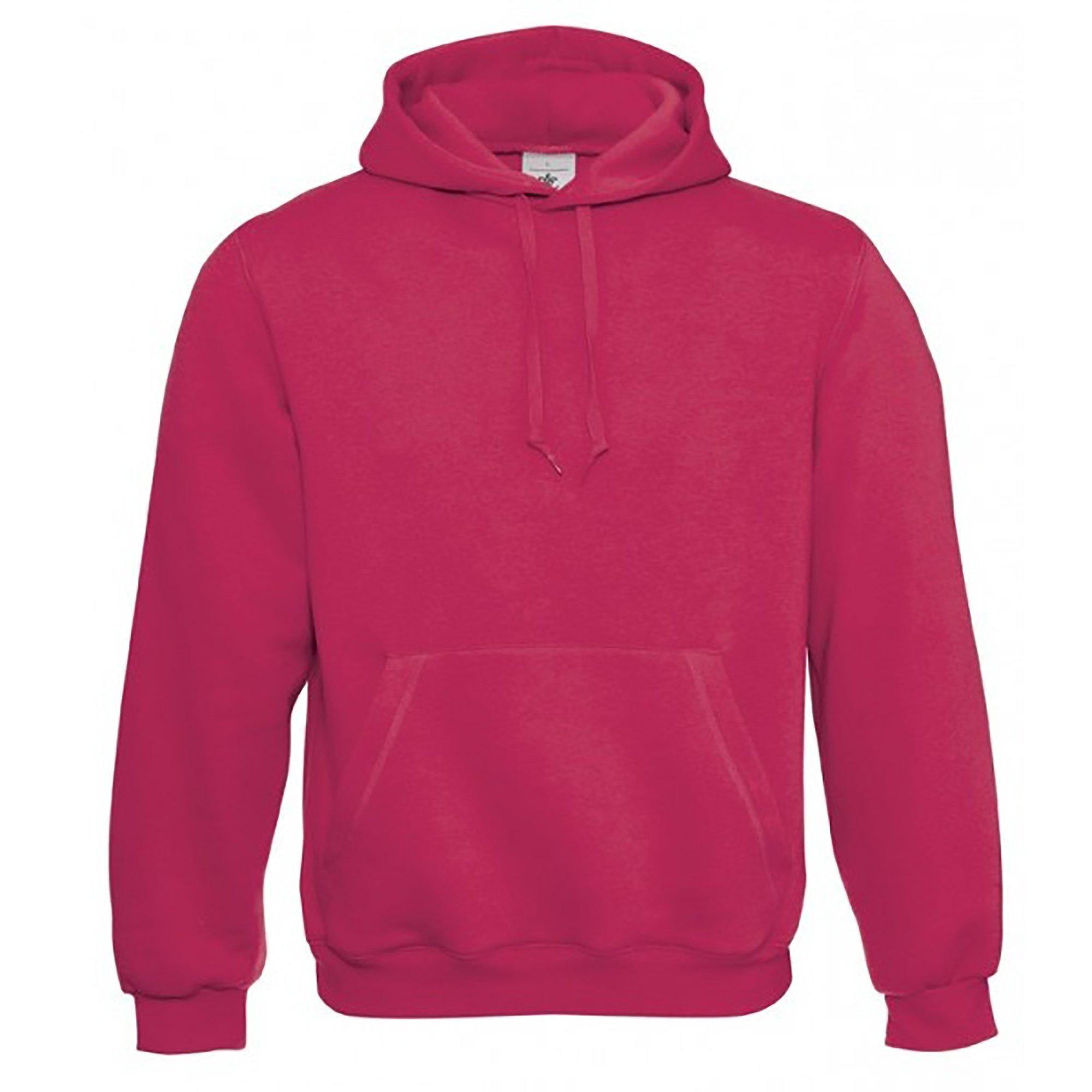 Image of B&c Kapuzenpullover Hoodie Kapuzensweater Herren Pink XS