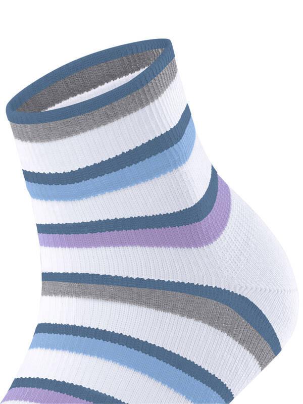 Burlington Rib Stripe Knöchelsocken  